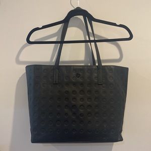 Lululemon structured black tote bag